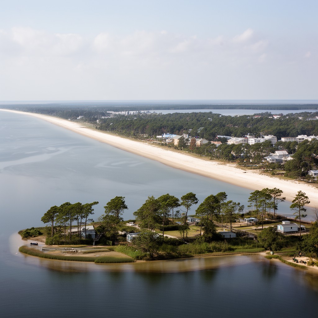 AI-generated illustration of Baldwin County, Alabama