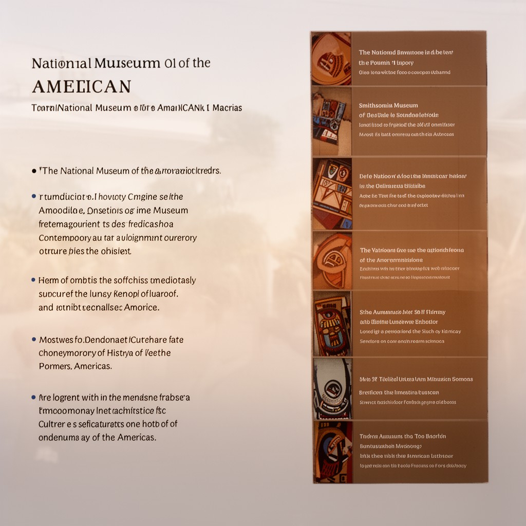 AI-generated illustration of National Museum of the American Indian