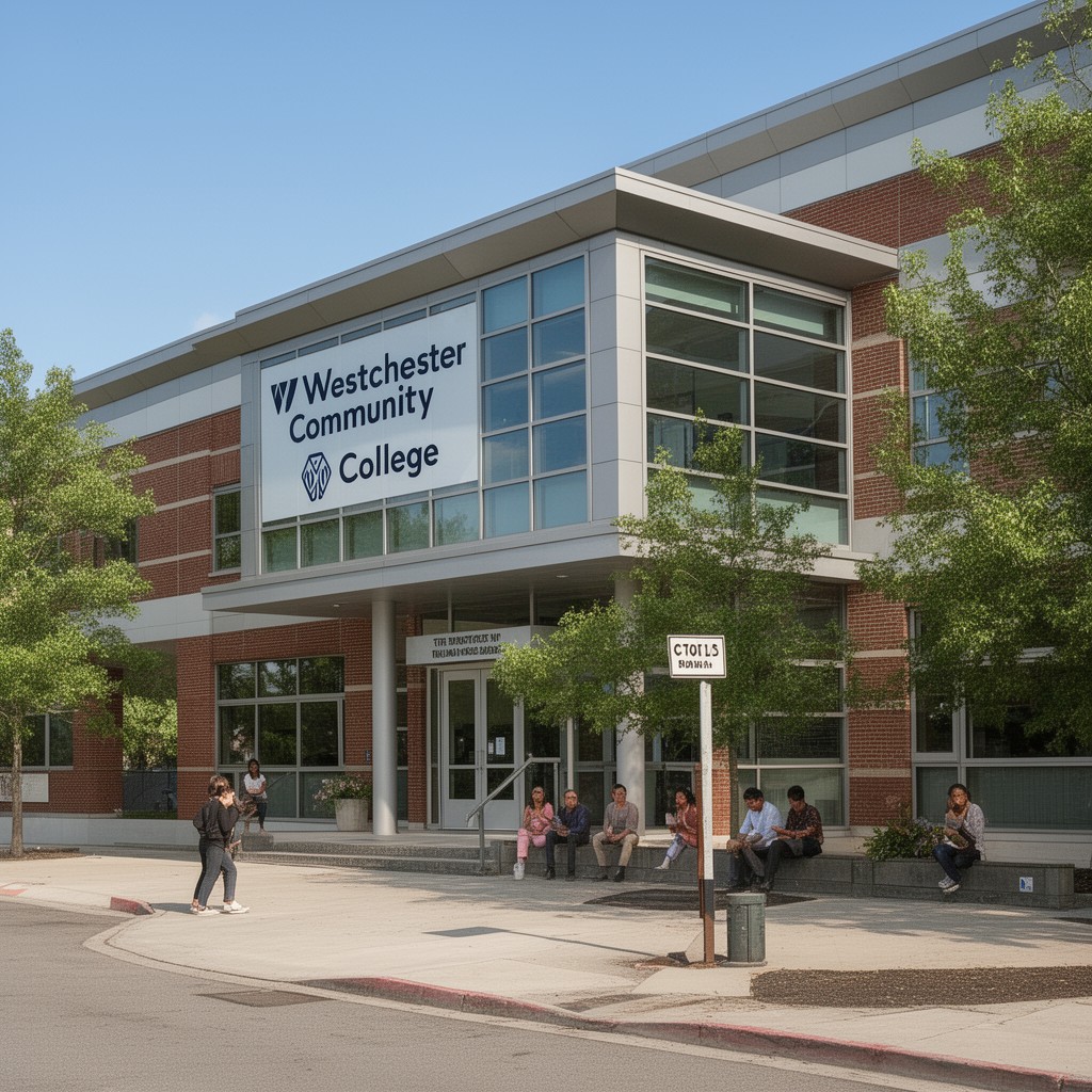 AI-generated illustration of Westchester Community College