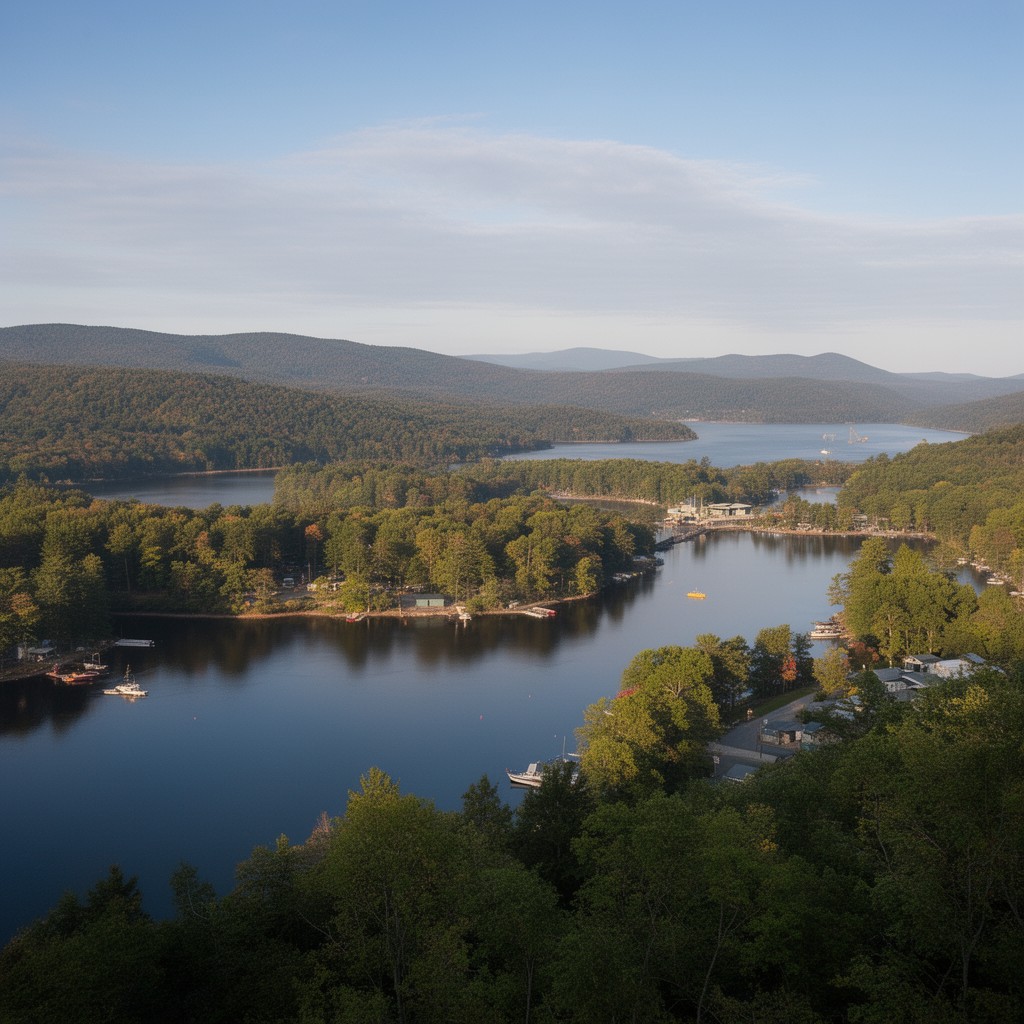 AI-generated illustration of Great Sacandaga Lake