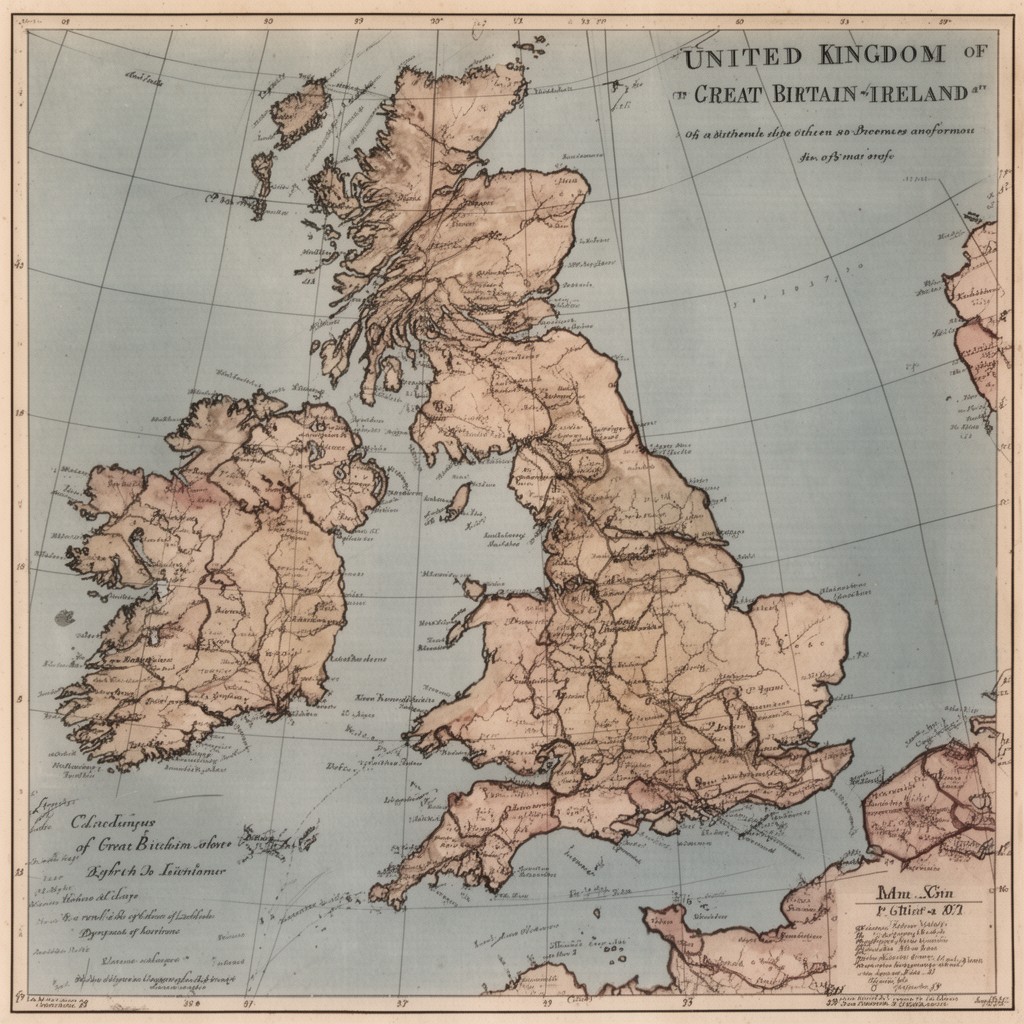AI-generated illustration of United Kingdom of Great Britain and Ireland