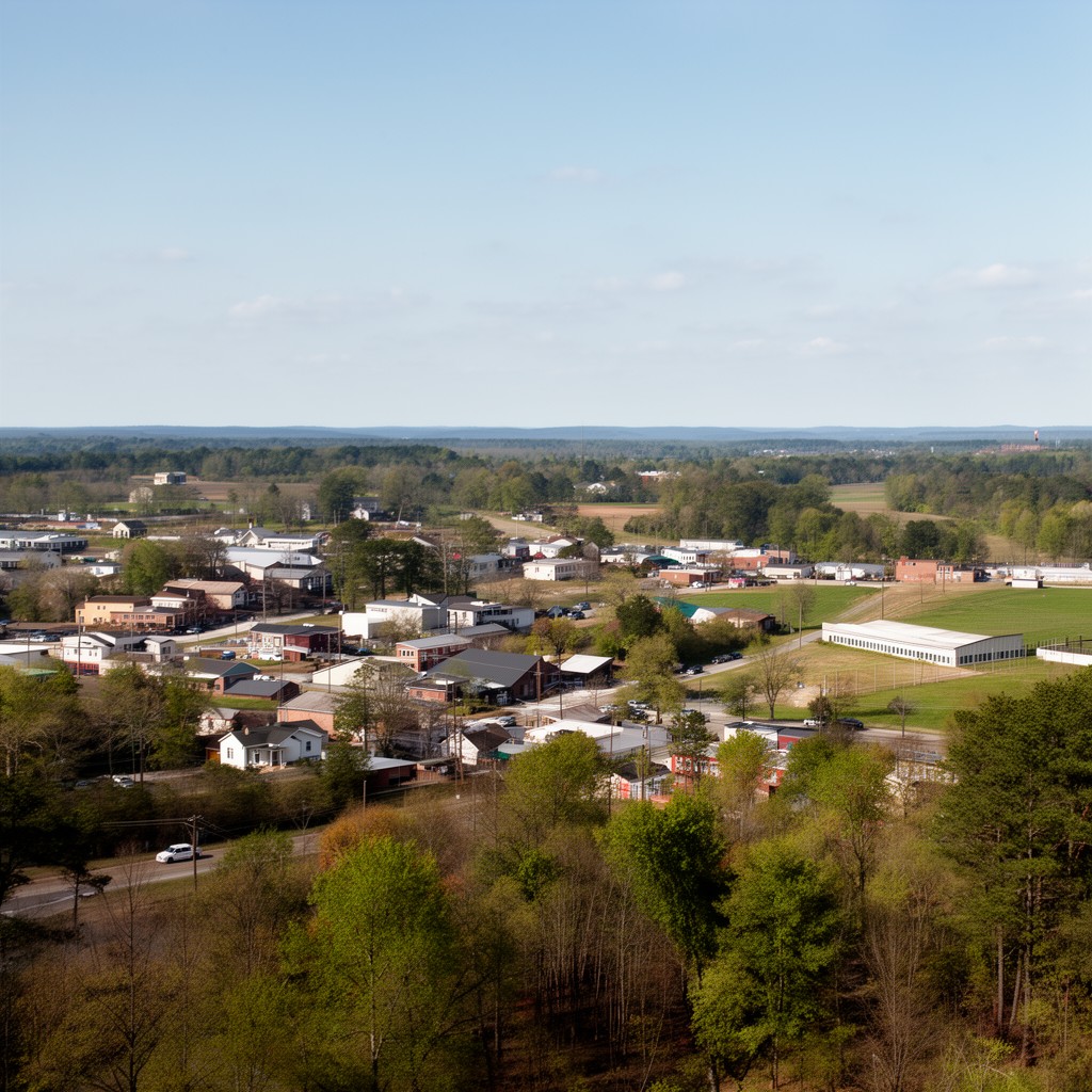 AI-generated illustration of Southside Virginia