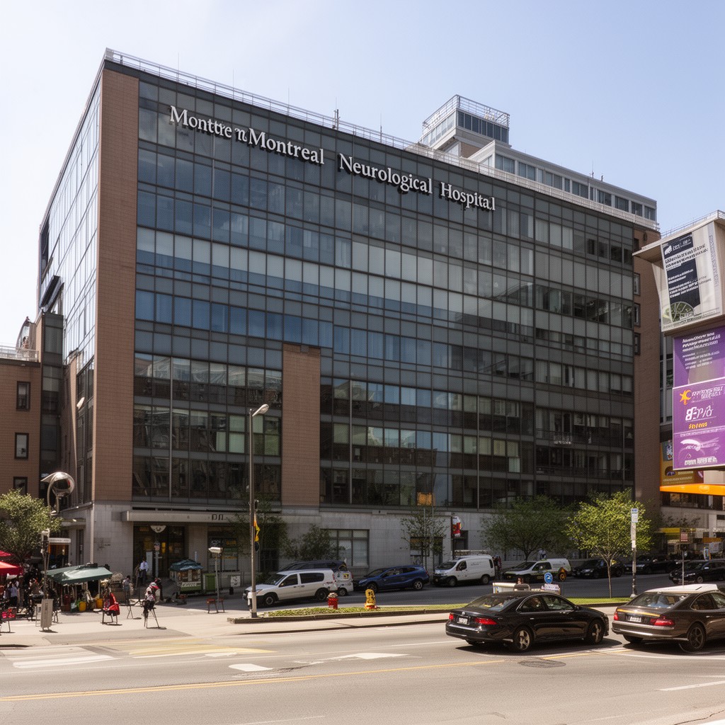 AI-generated illustration of Montreal Neurological Hospital