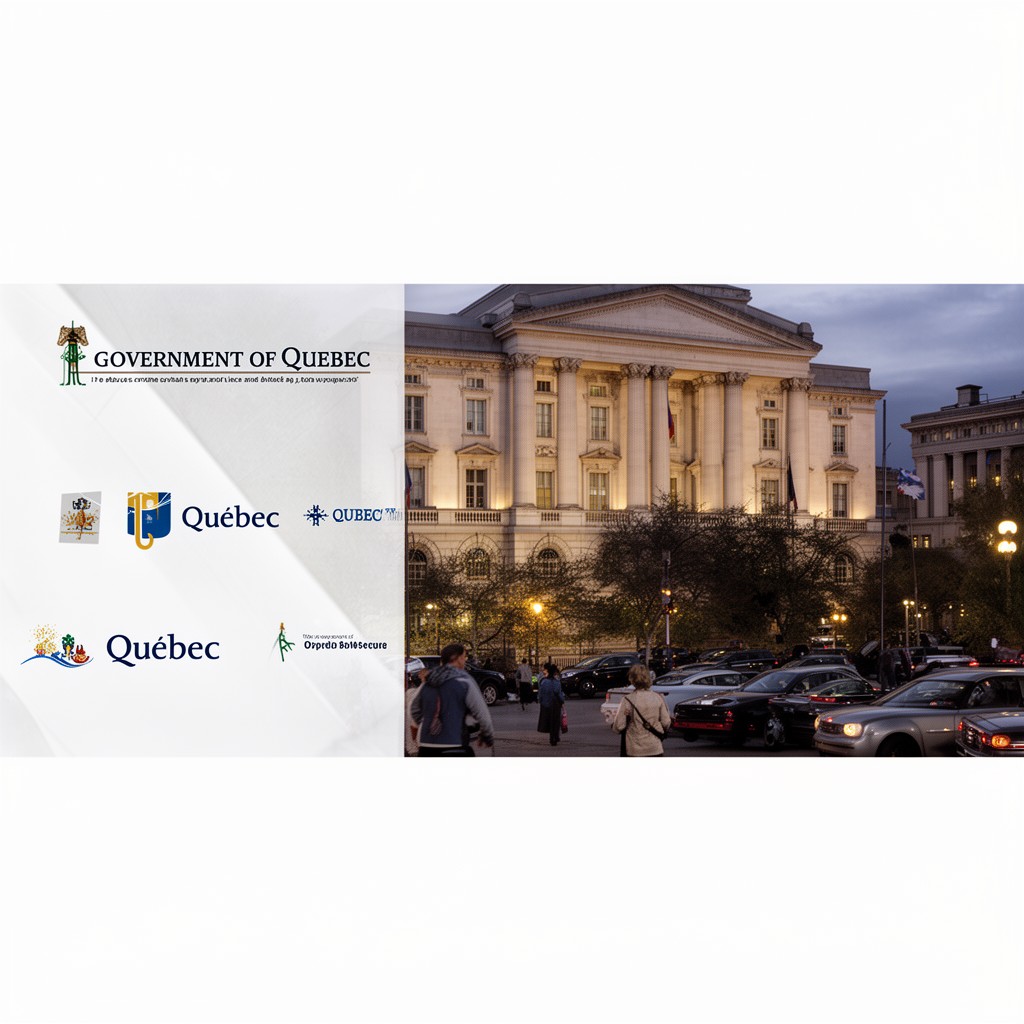 AI-generated illustration of Government of Quebec