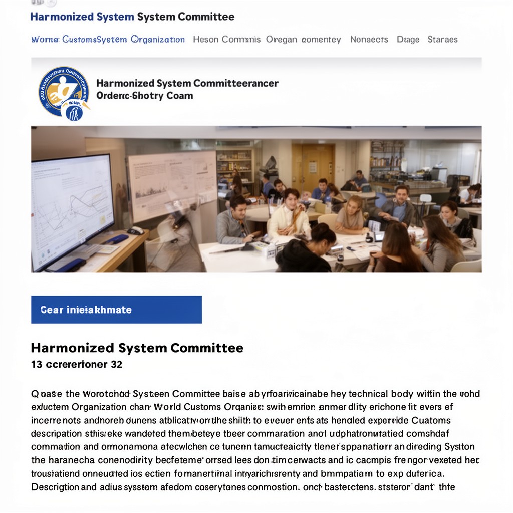AI-generated illustration of Harmonized System Committee