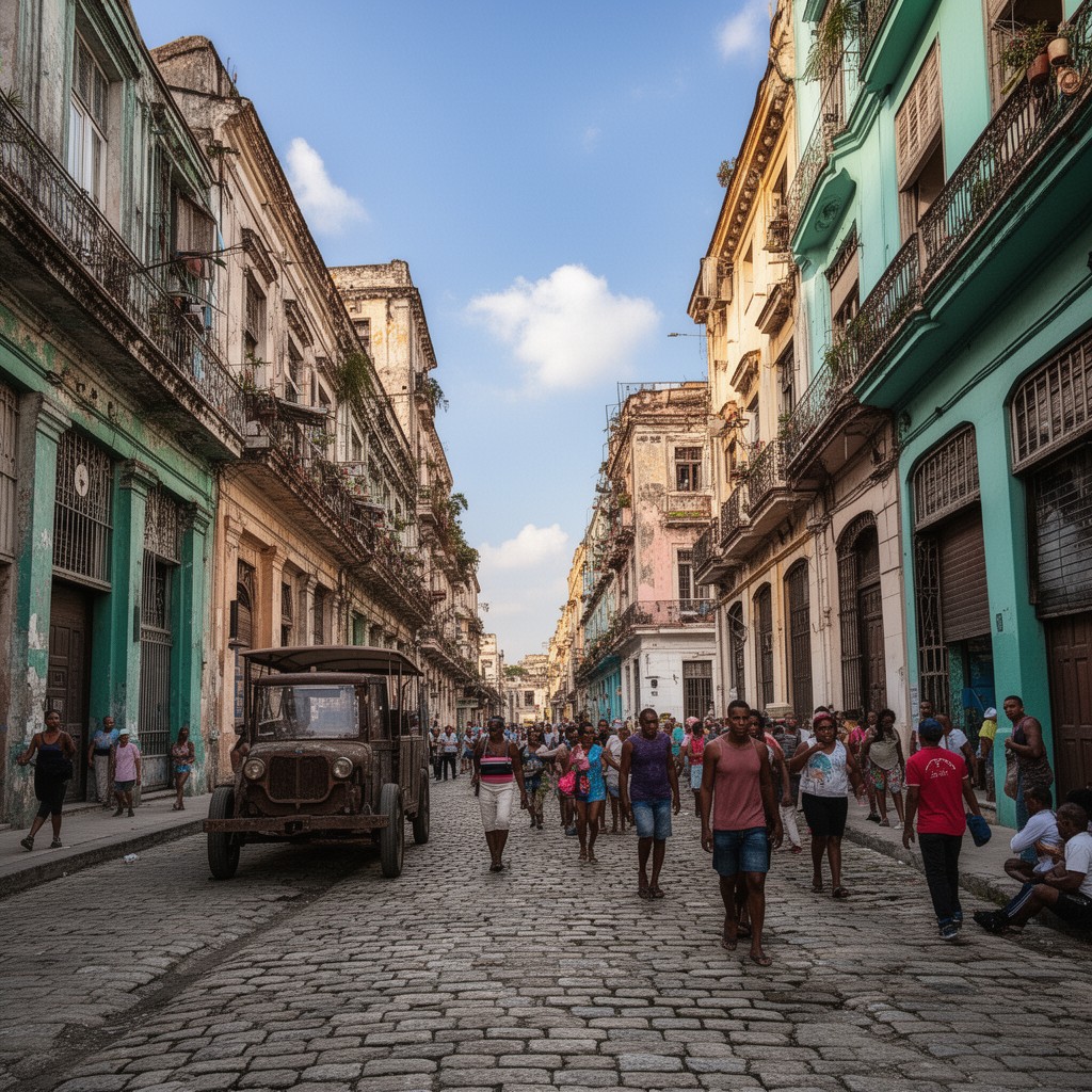 AI-generated illustration of Habana Vieja