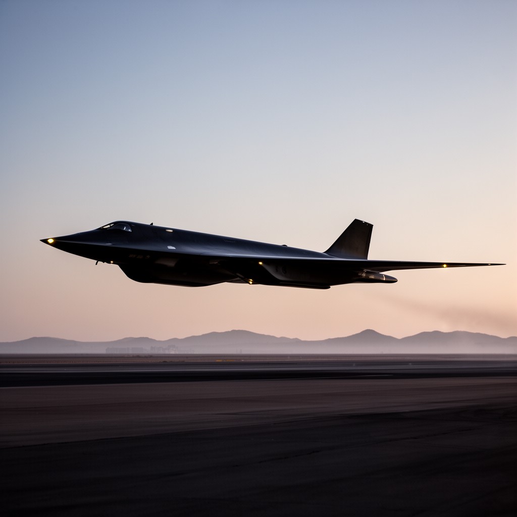 AI-generated illustration of SR-71 Blackbird