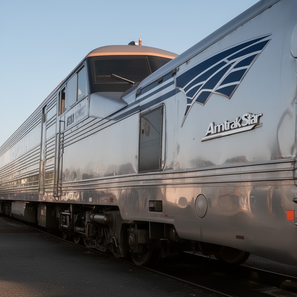 AI-generated illustration of Silver Star (train)