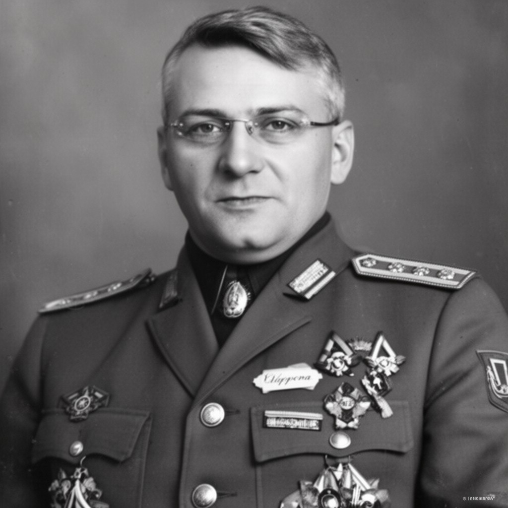 AI-generated illustration of Nicolae Ciupercă