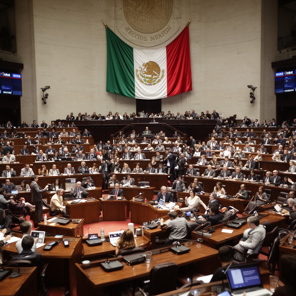 AI-generated illustration of Chamber of Deputies
