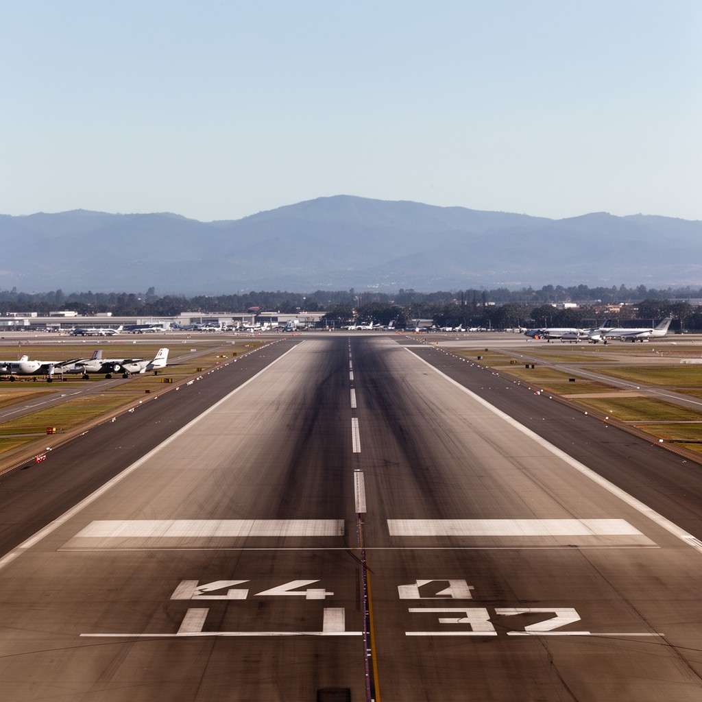 AI-generated illustration of Runway 14L/32R