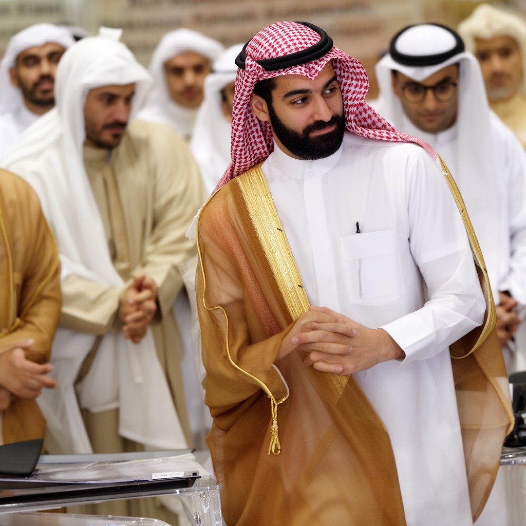 AI-generated illustration of Mohammed bin Salman Al Saud