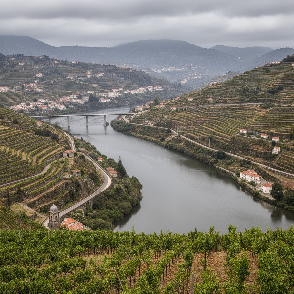 AI-generated illustration of Douro River
