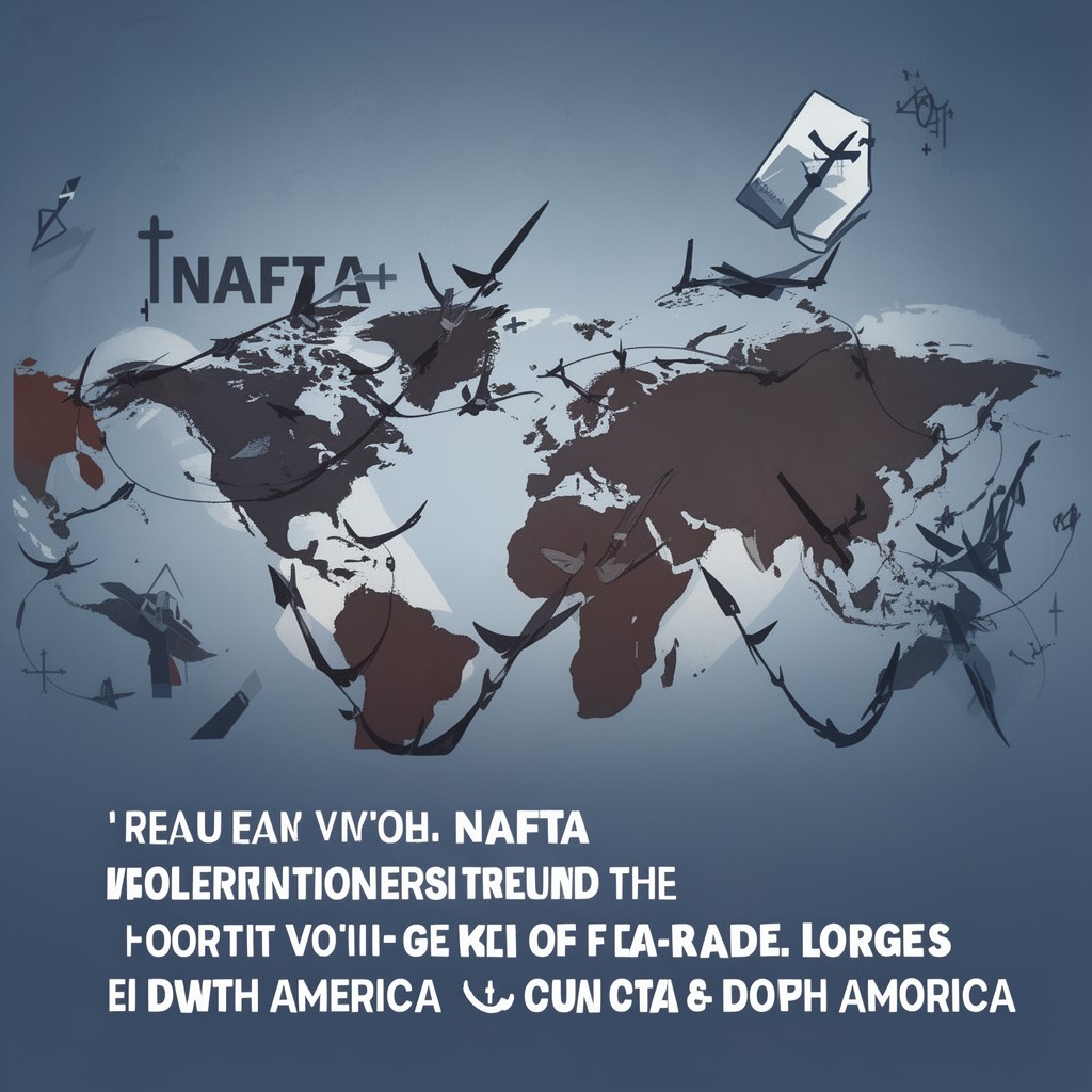 AI-generated illustration of NAFTA