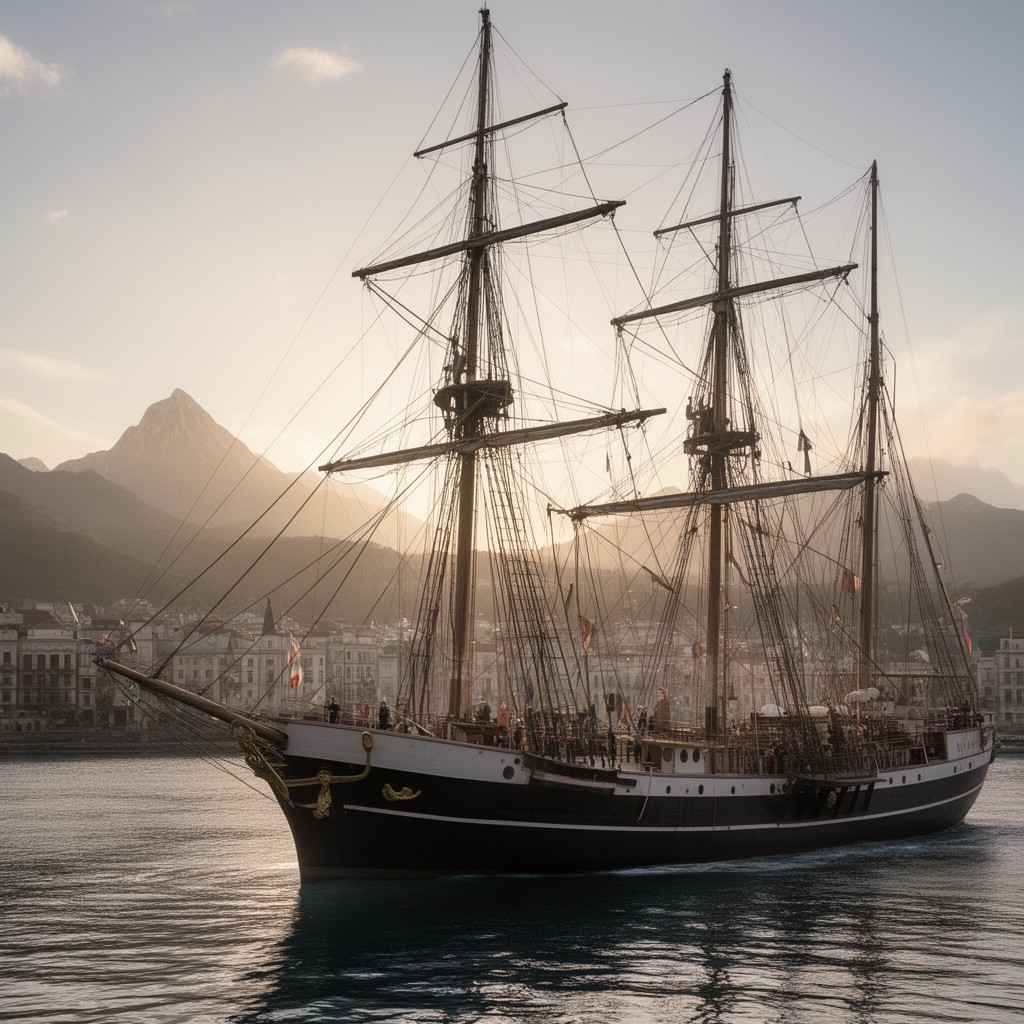 AI-generated illustration of HMS Adventure
