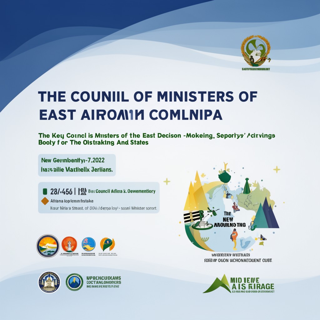 AI-generated illustration of Council of Ministers of the East African Community