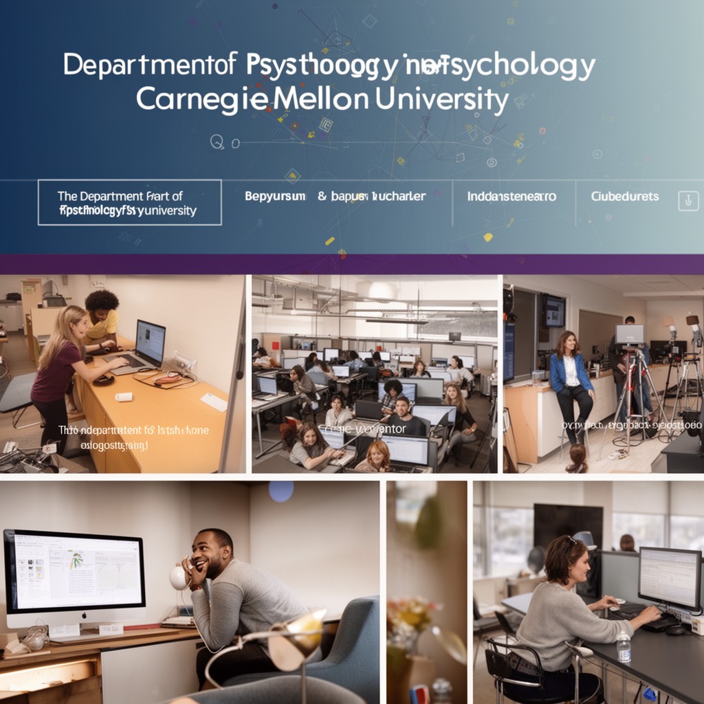 AI-generated illustration of Department of Psychology, Carnegie Mellon University