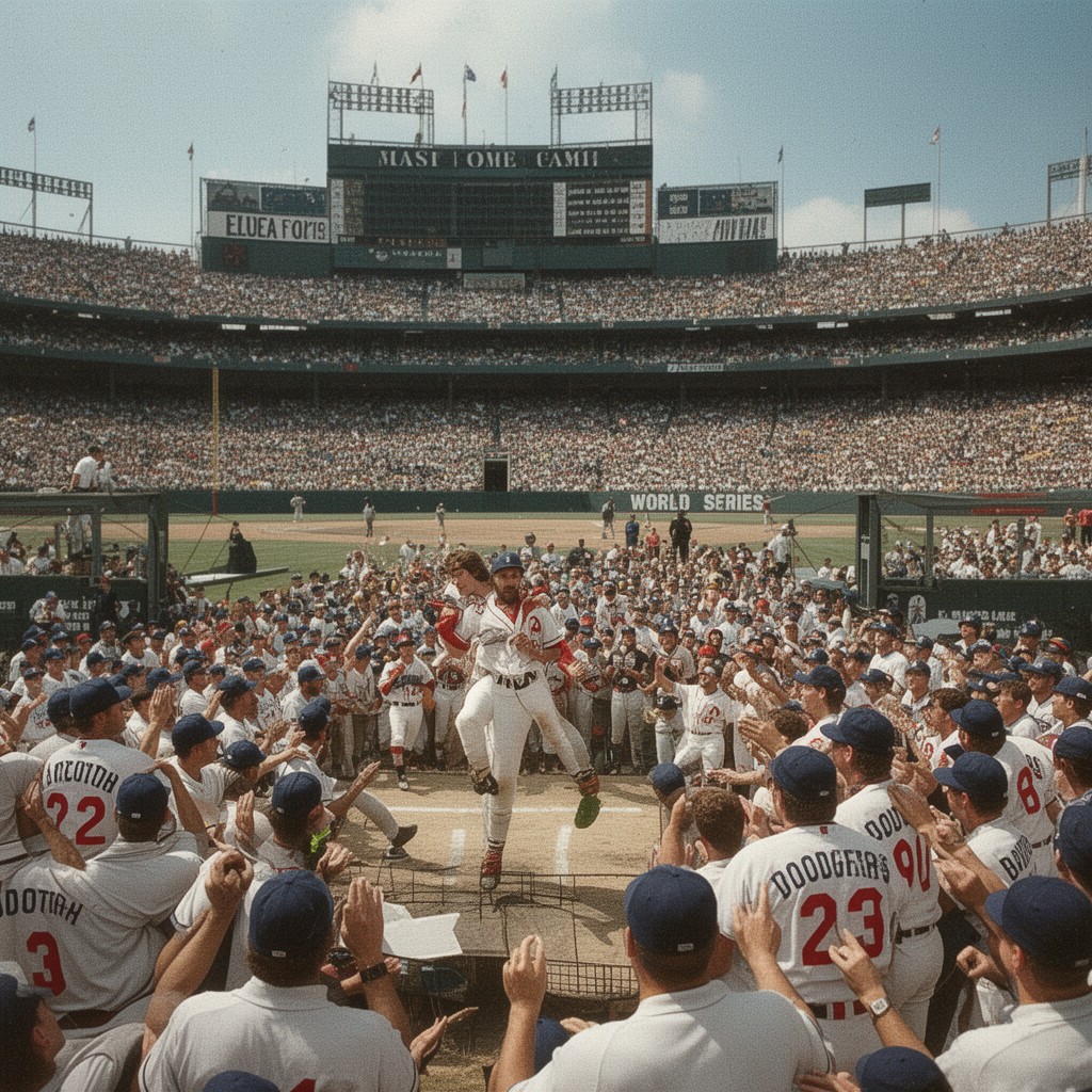 AI-generated illustration of 1988 World Series