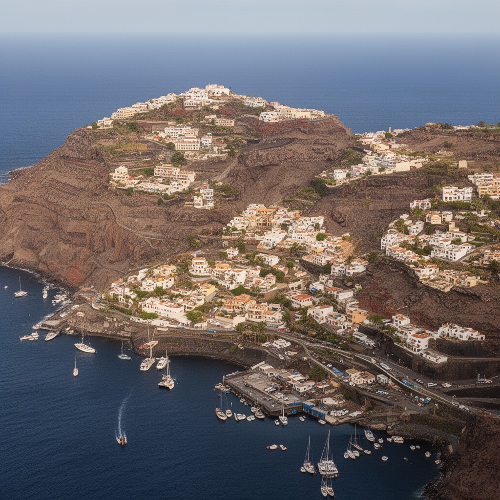 AI-generated illustration of Canary Islands