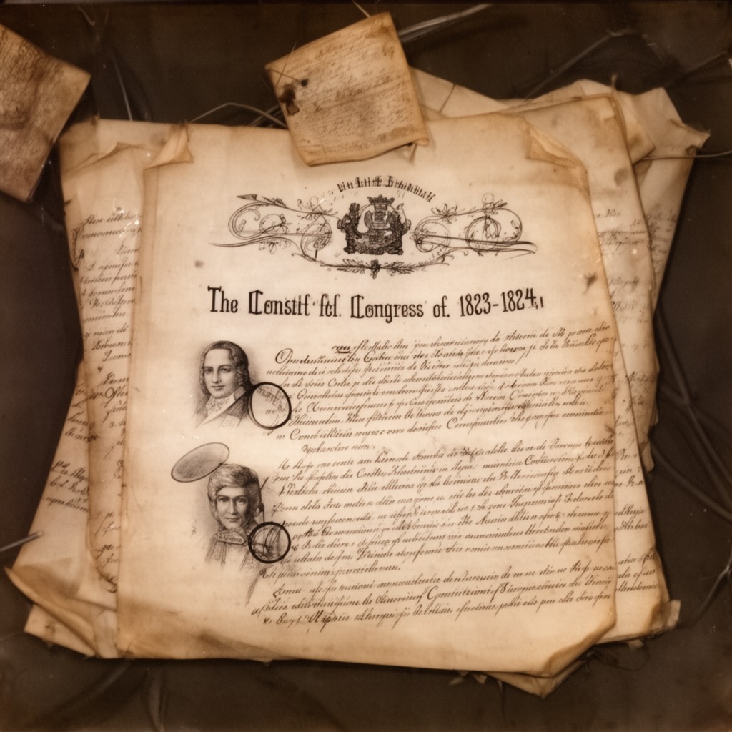 AI-generated illustration of Constituent Congress of 1823–1824