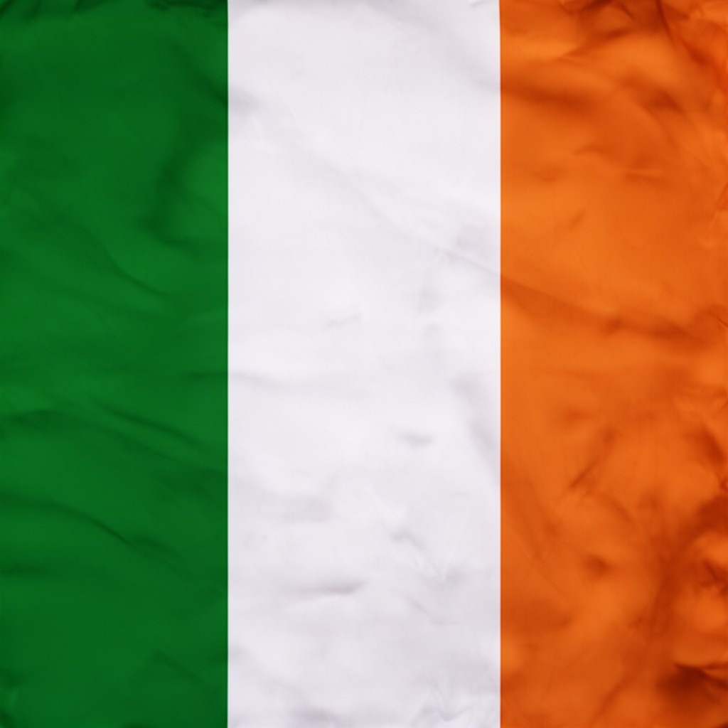 AI-generated illustration of Irish tricolour