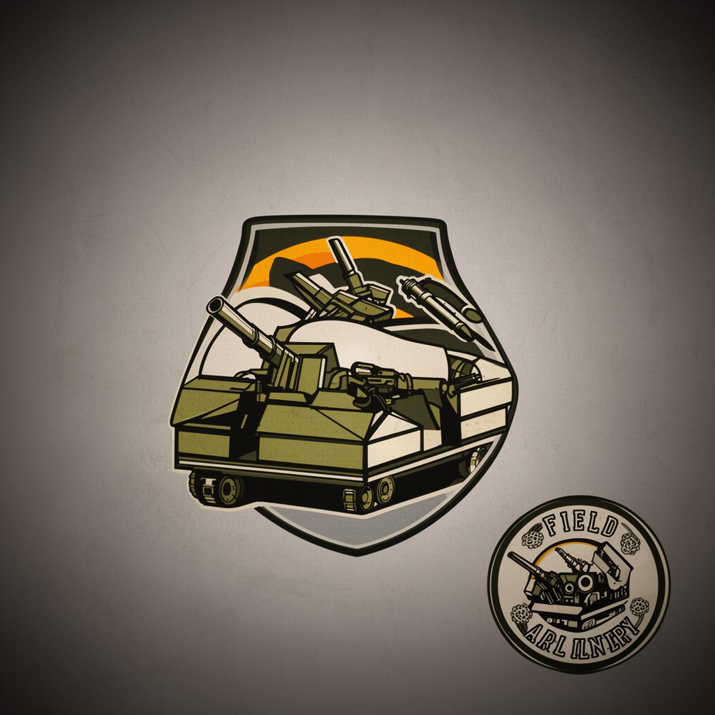 AI-generated illustration of Field Artillery Branch