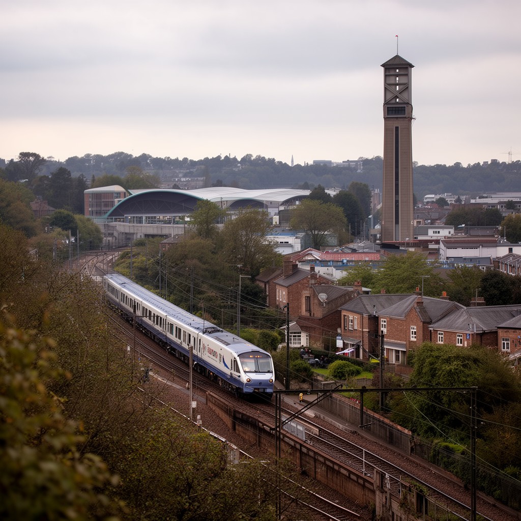AI-generated illustration of Styal Line