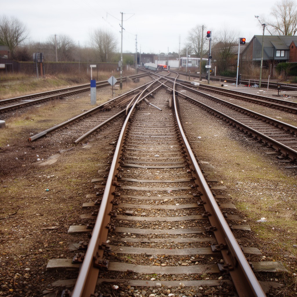 AI-generated illustration of Railtrack