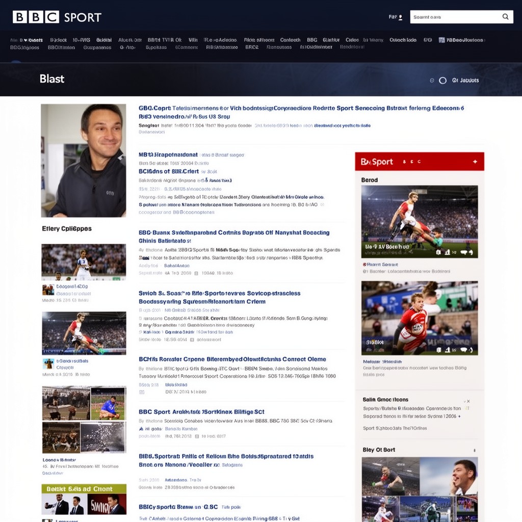 AI-generated illustration of BBC Sport