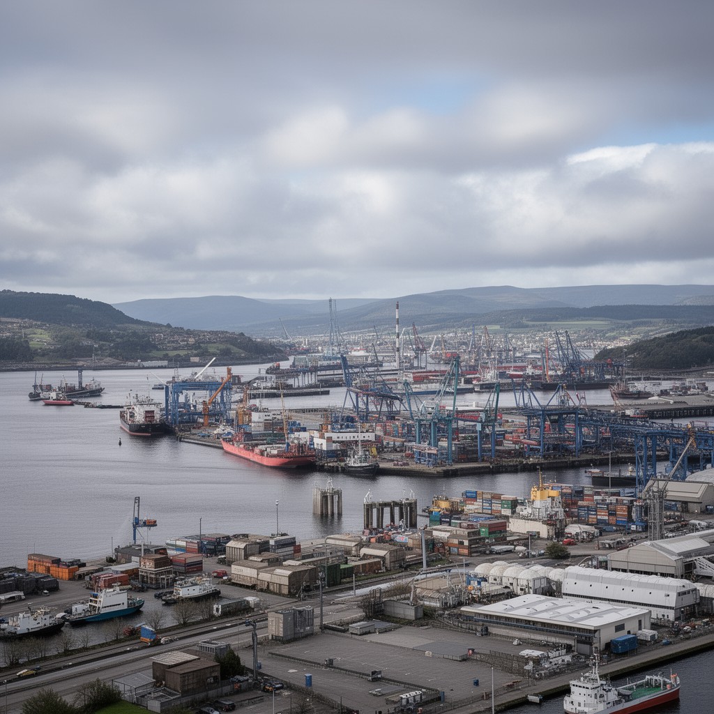 AI-generated illustration of Clydeport