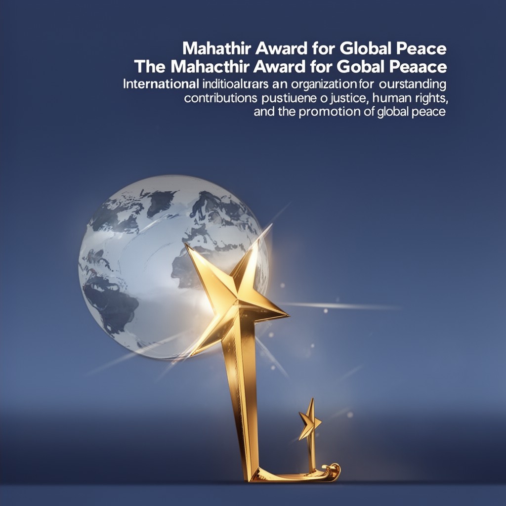 AI-generated illustration of Mahathir Award for Global Peace