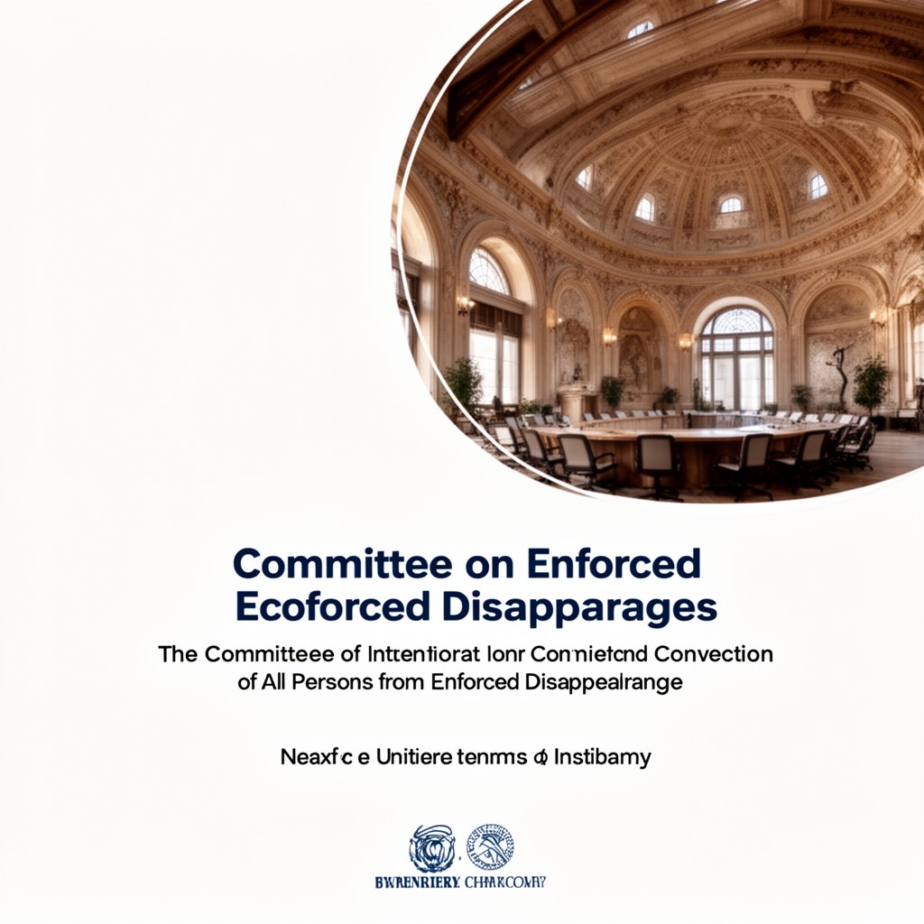 AI-generated illustration of Committee on Enforced Disappearances