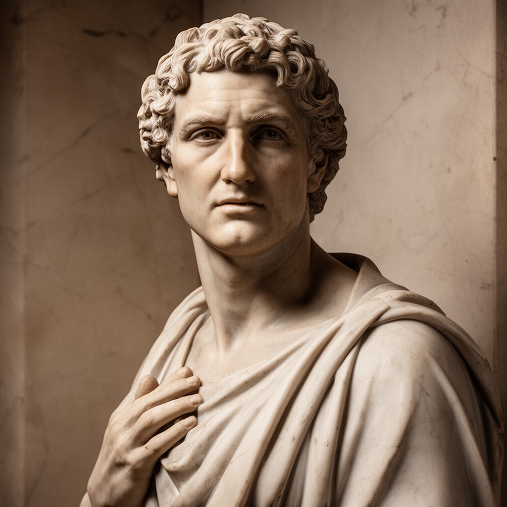 AI-generated illustration of Sophocles