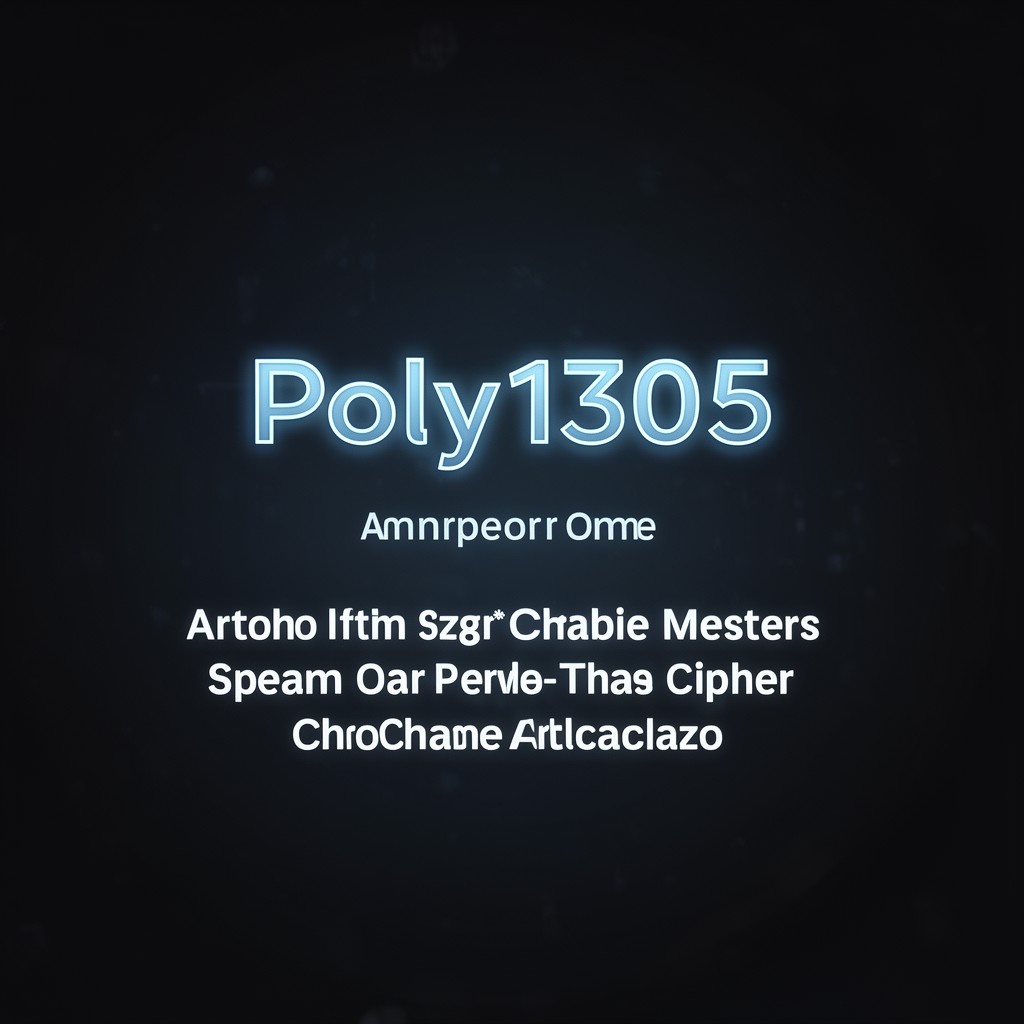 AI-generated illustration of Poly1305