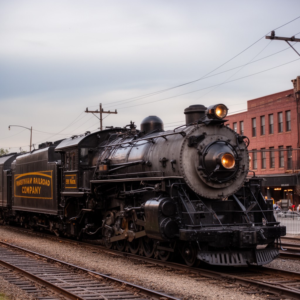 AI-generated illustration of Pennsylvania Railroad Company
