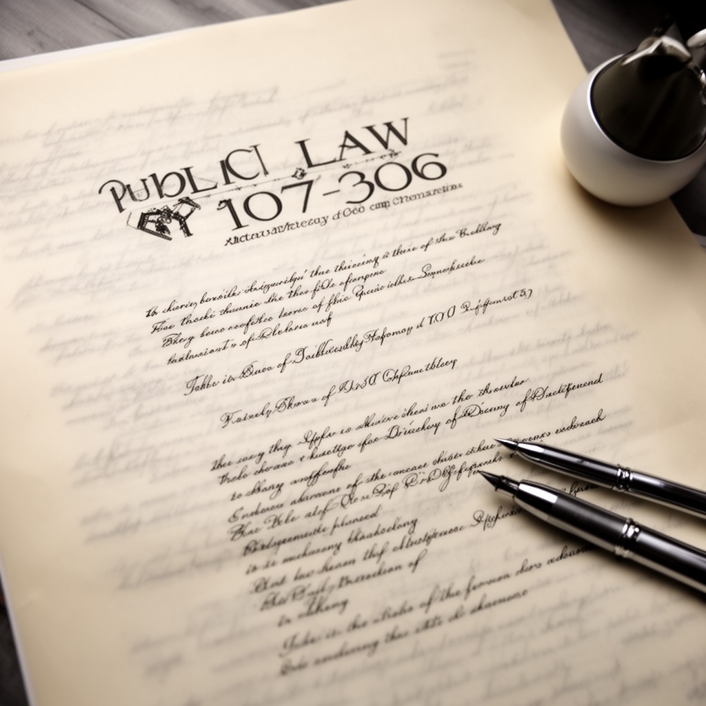 AI-generated illustration of Public Law 107-306
