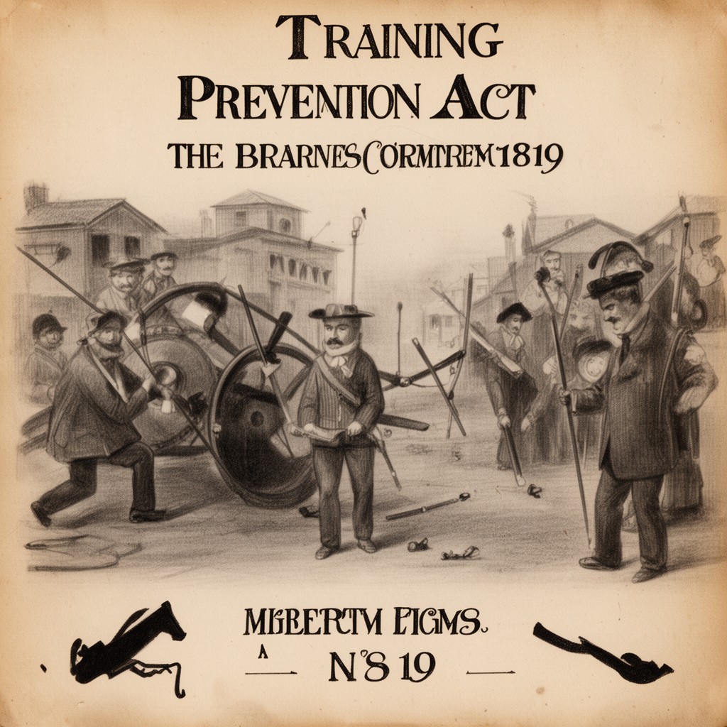 AI-generated illustration of Training Prevention Act 1819