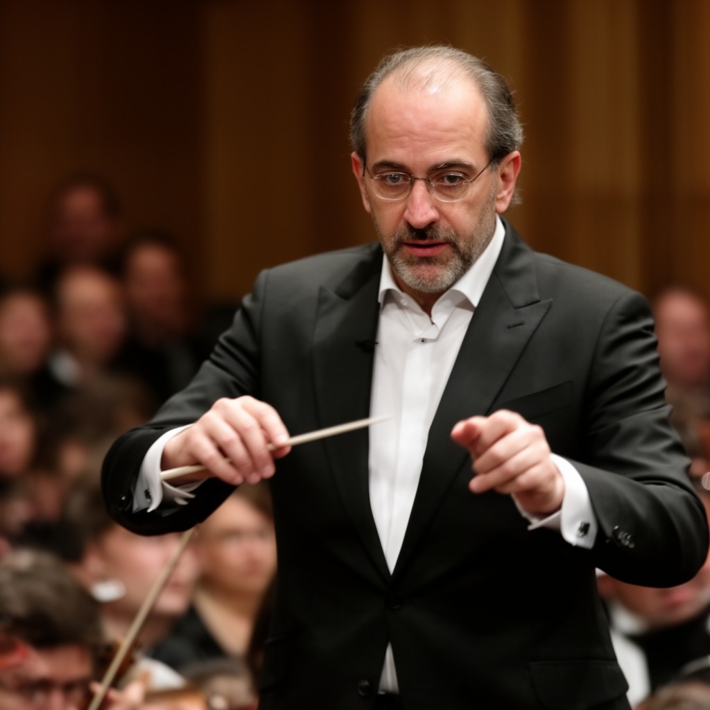 AI-generated illustration of Valery Gergiev