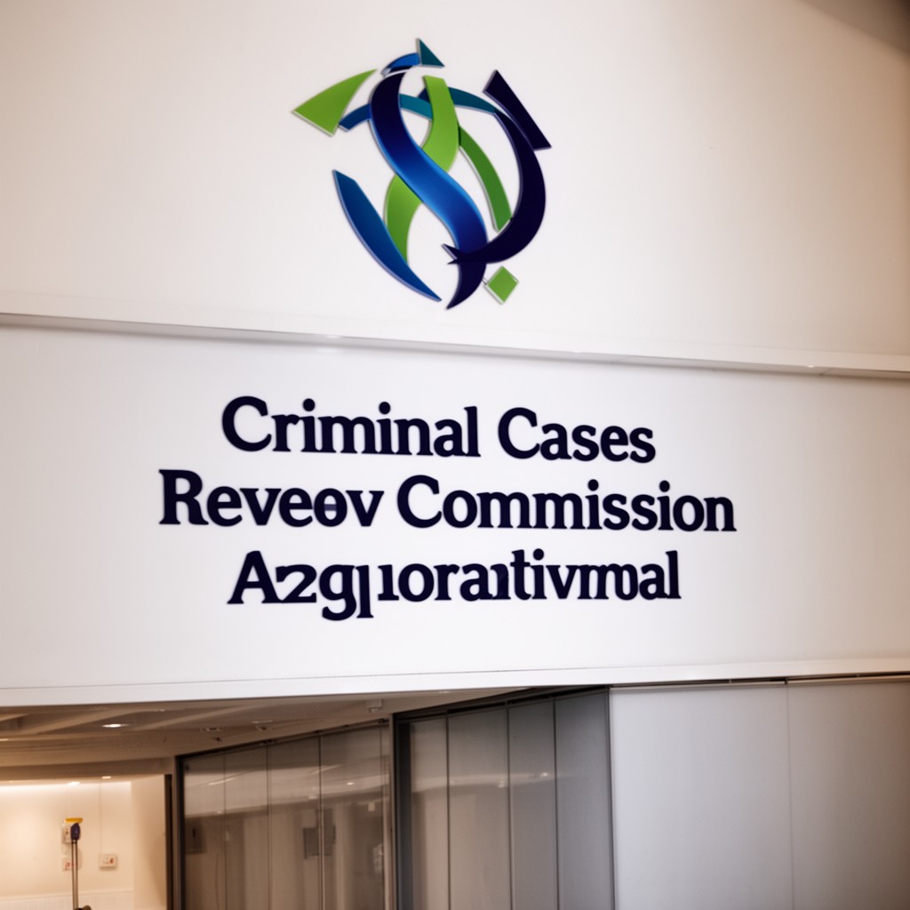 AI-generated illustration of Criminal Cases Review Commission