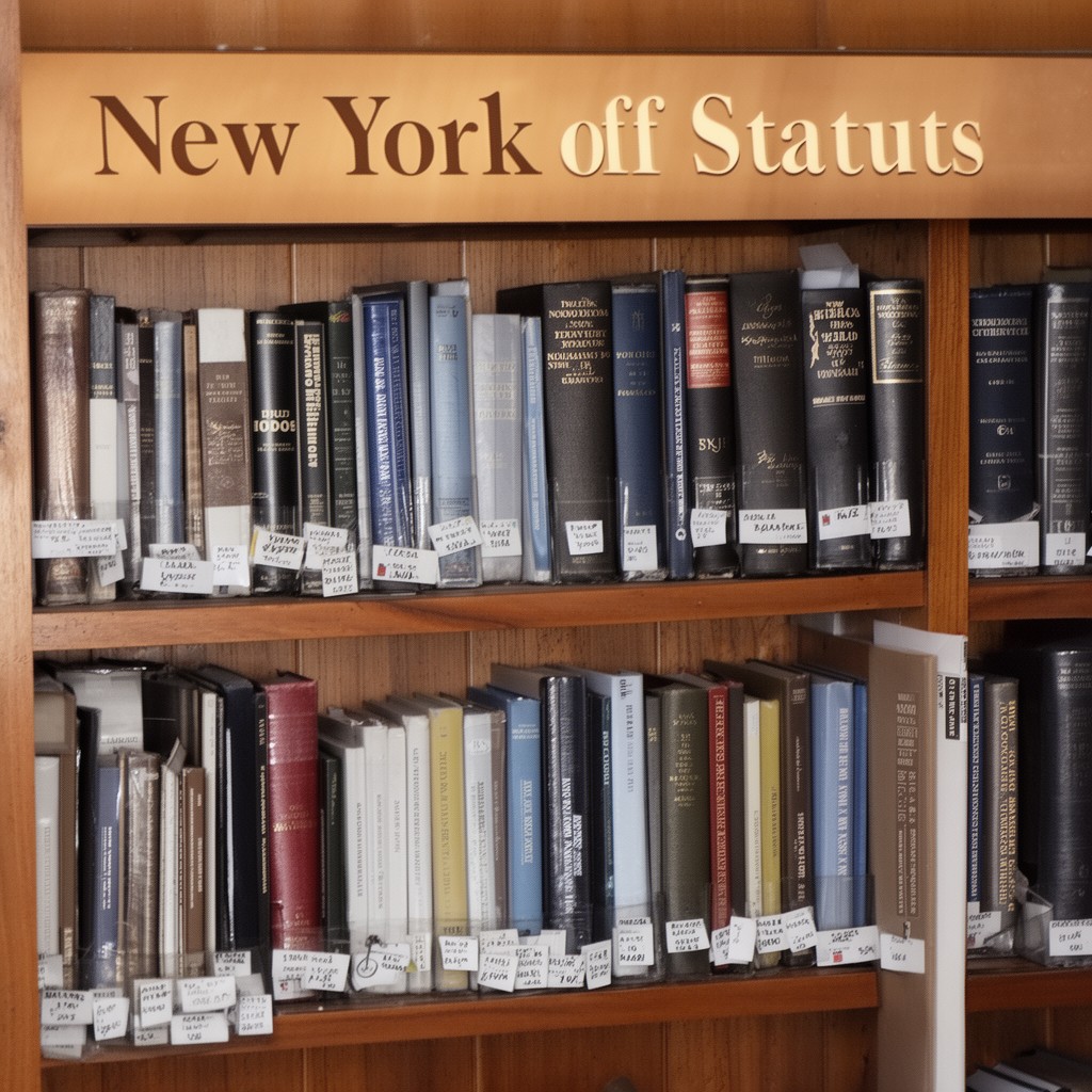 AI-generated illustration of New York State statutes