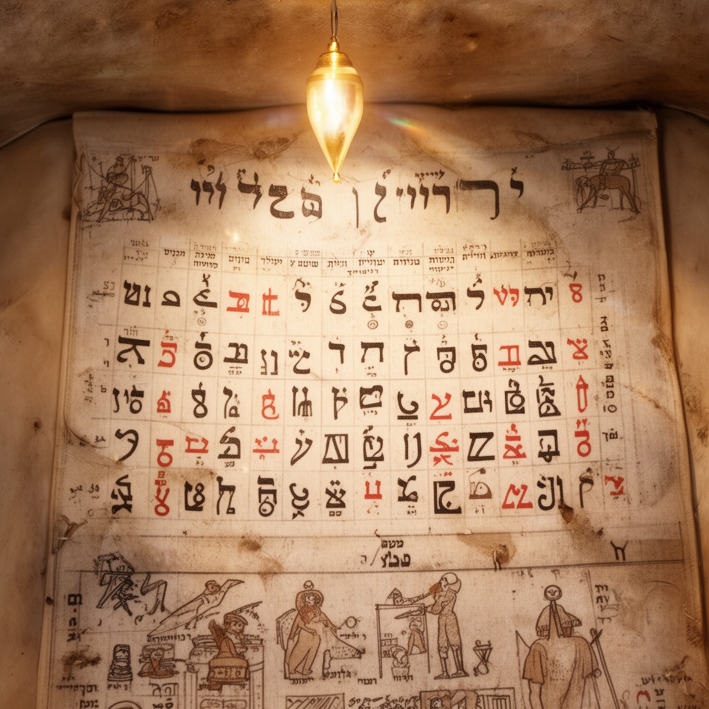 AI-generated illustration of Coptic calendar