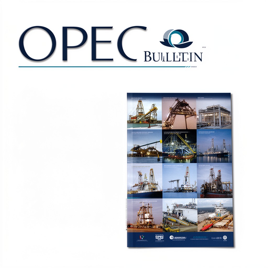 AI-generated illustration of OPEC Bulletin