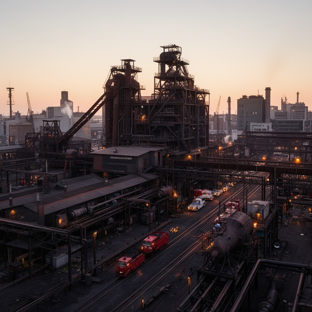 AI-generated illustration of United States Steel Corporation