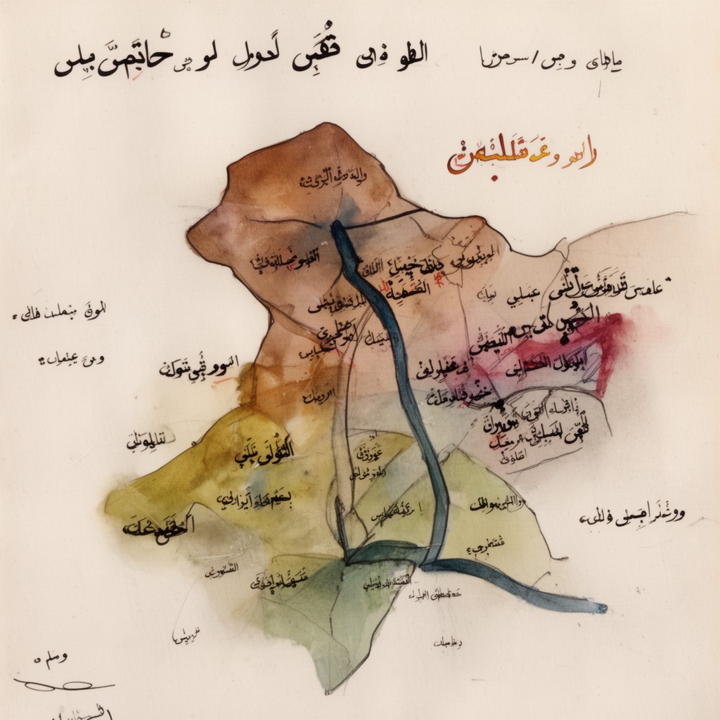 AI-generated illustration of Second Fitna
