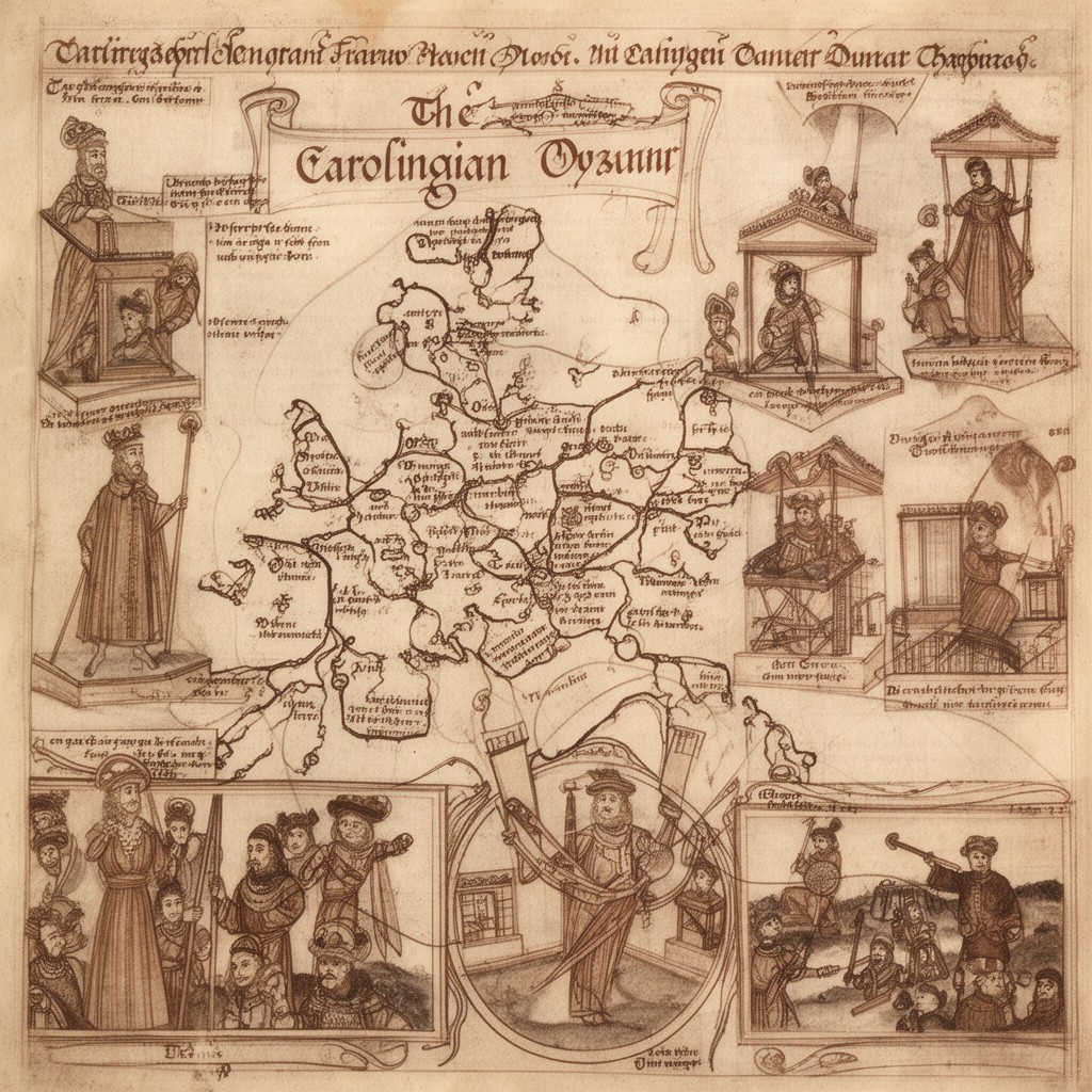 AI-generated illustration of Carolingian dynasty