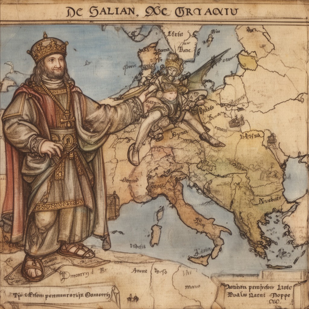 AI-generated illustration of Salian dynasty