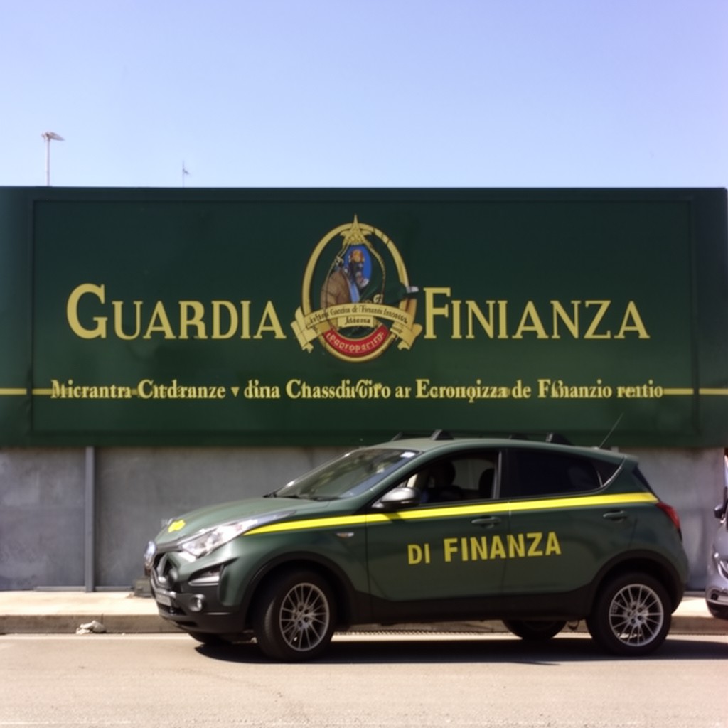 AI-generated illustration of Guardia di Finanza