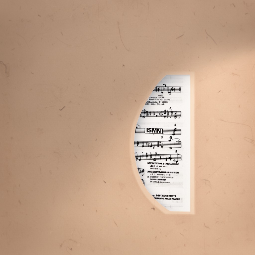 AI-generated illustration of International Standard Music Number
