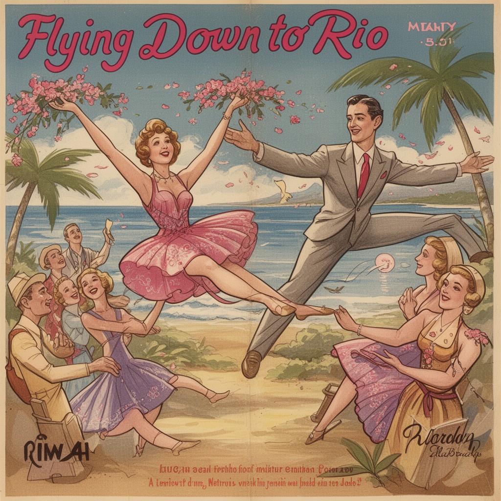 AI-generated illustration of Flying Down to Rio