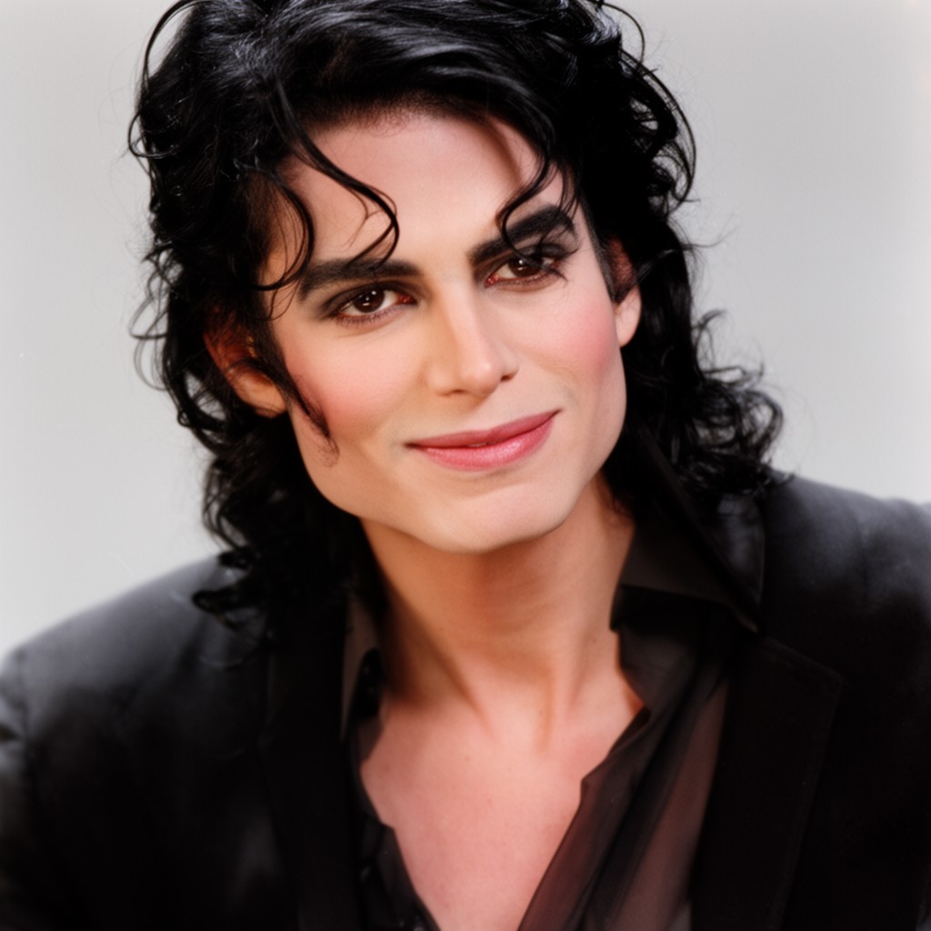 AI-generated illustration of Michael Jackson